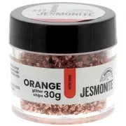 Orange - Glitter Chips in Bottle - Jesmonite - Orange x30g Glitter Chips in Bottle - Jesmonite - Orange x30g