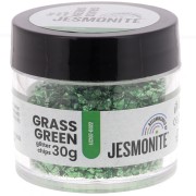 Glitter Chips in Bottle - Jesmonite - Green x30g|raw }}