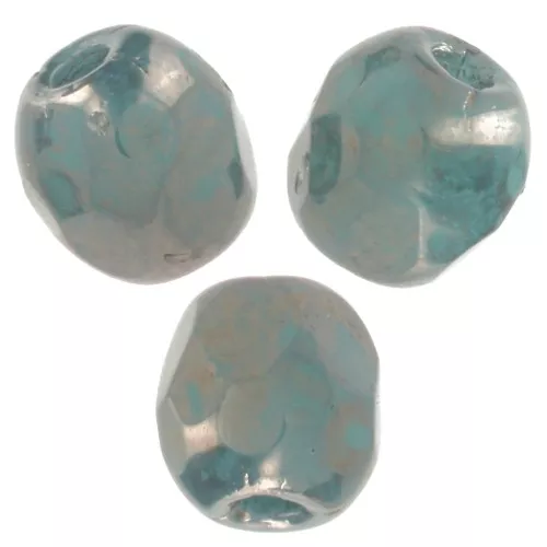 3mm Facets - Jade Moon Dust x50