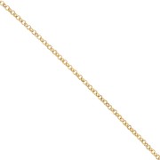 3.5mm Stainless steel 316L Belcher chain - Gold x50cm