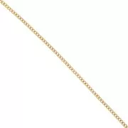 2.9mm Stainless steel 316L Rombo mesh chain - Gold x50cm
