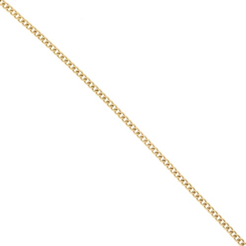 2.9mm Stainless steel 316L Rombo mesh chain - Gold x50cm