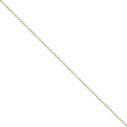 1.5mm Stainless steel 316L Rombo mesh chain - Gold x50cm