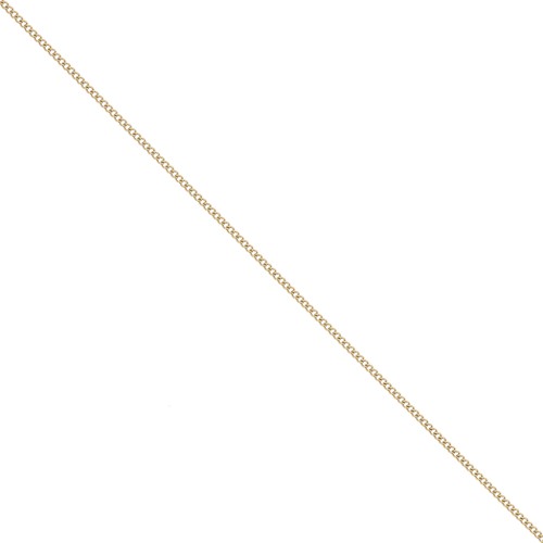 1.5mm Stainless steel 316L Rombo mesh chain - Gold x50cm
