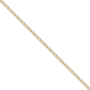 1.5mm Stainless steel 316L Rombo mesh chain - Gold x50cm