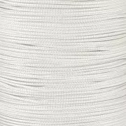 White - Tresse de soie 0.8 mm - Blanc x1m Tresse de soie 0.8 mm - Blanc x1m