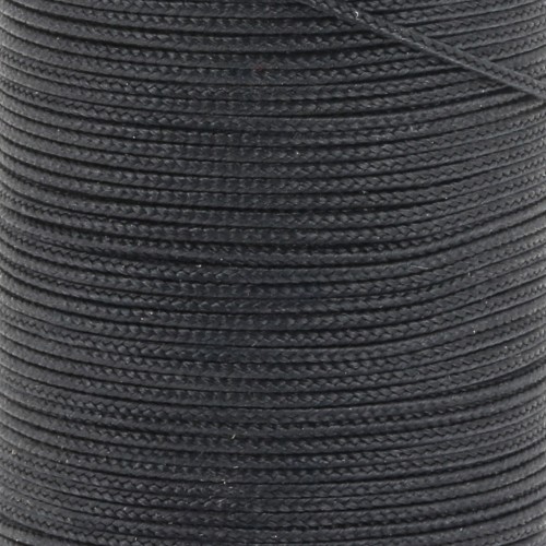 0.8mm Silk braid - Black x1m