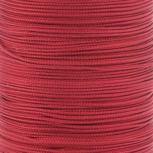 0.8mm Silk braid - Red x1m