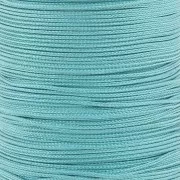 Turquoise - Tresse de soie 0.8 mm - Turquoise x1m Tresse de soie 0.8 mm - Turquoise x1m