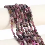 6-7mm irregular nuggets gemstone Beads - Tourmaline x40cm