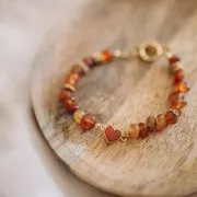 6-7mm irregular nuggets gemstone Beads - Tourmaline x40cm