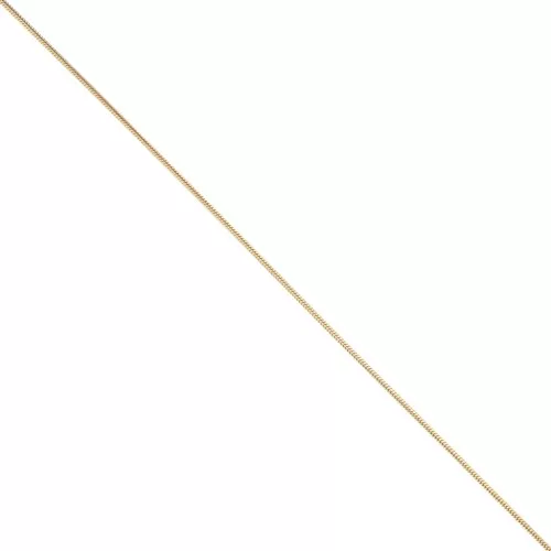 1.2mm 316L stainless steel Snake mesh chain - Gold x50cm