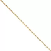 1.2mm 316L stainless steel Snake mesh chain - Gold x50cm