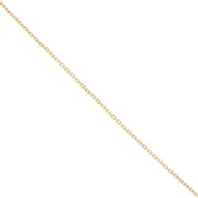2mm Stainless steel 316L Fancy filed chain - Gold x50cm