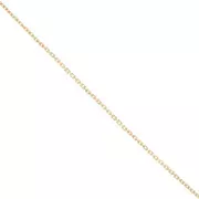 2mm Stainless steel 316L Fancy filed chain - Gold x50cm