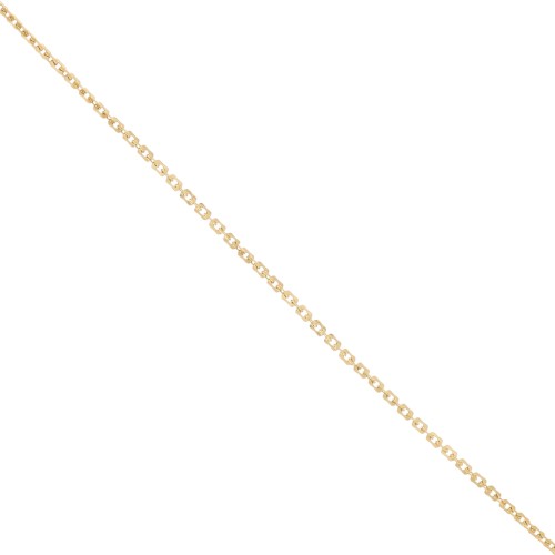 2mm Stainless steel 316L Fancy filed chain - Gold x50cm