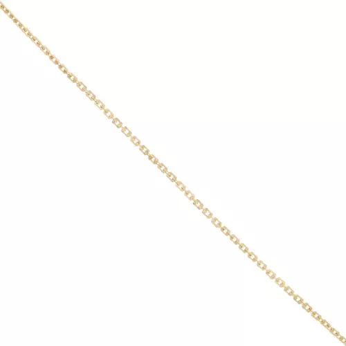 2mm Stainless steel 316L Fancy filed chain - Gold x50cm