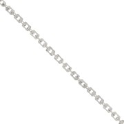 2mm 316L stainless steel Fancy filed mesh chain x1m