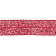16mm Flat elastic ribbon - Red glitter x1m|raw }}