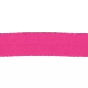 16mm Flat elastic ribbon - Fuchsia glitter x1m
