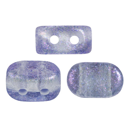 4x6mm Lipsi® glass beads by Puca® - Candy Blueberry x10g