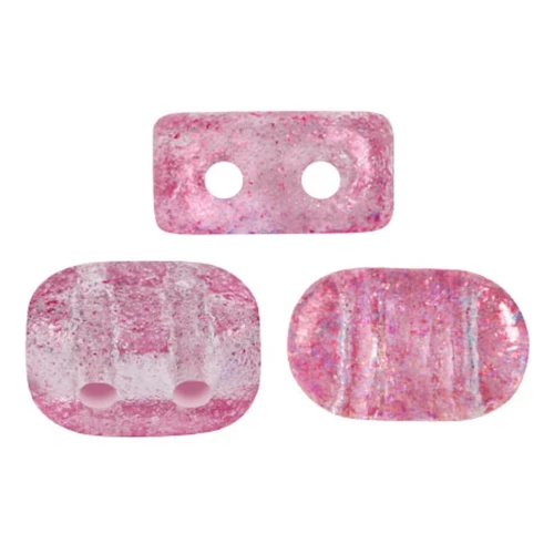 4x6mm Lipsi® glass beads by Puca® - Candy Rose x10g