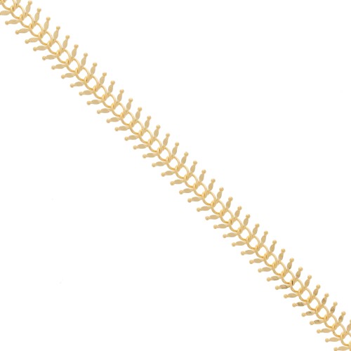 Chain with cobs 12.5mm gold tone x 50cm