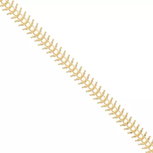 Chain with cobs 12.5mm gold tone x 50cm