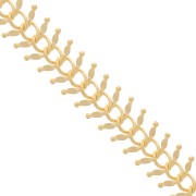 Chain with cobs 12.5mm gold tone x 50cm