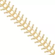 Chain with cobs 12.5mm gold tone x 50cm