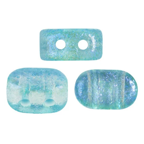 4x6mm Lipsi® glass beads by Puca® - Candy Curacao x10g