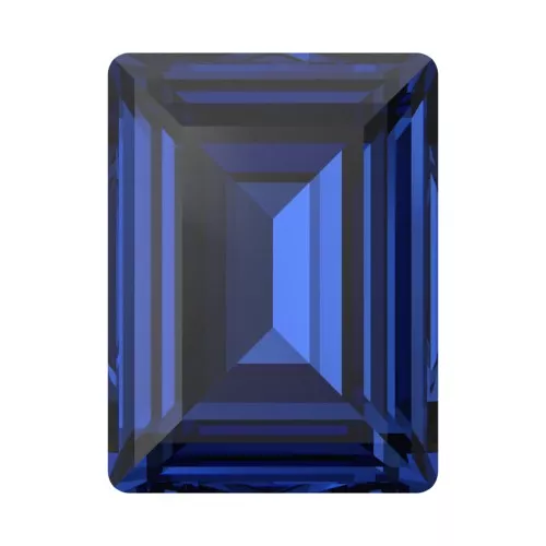 8x6mm PureCrystal 4527 Cabochon - Reinvented Dark Sapphire x1