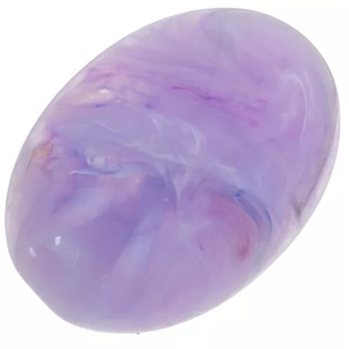 18x13 mm oval resin cabochon - Marbled lavender x1