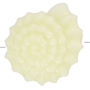 12mm Plastic shell beads - Ecru x8|raw }}