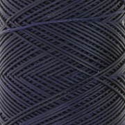 Slam Cord flat waxed polyester thread for micro macramé 0.6 mm - Midnight blue x100m