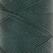 Slam Cord waxed polyester flat yarn for micro macramé 0.6 mm - Dark green x100m