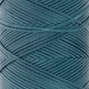 Flat waxed polyester thread - Slam Cord for micro macramé 1 mm - Duck green x100m
