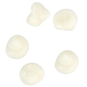 9mm Resin shell bead - Ecru x69 mm