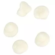 9mm Resin shell bead - Ecru x69 mm