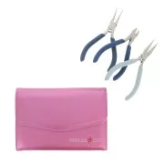 Kit of 3 pliers in Perles & Co pocket Pink x1