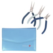 Kit of 3 pliers in Perles & Co pocket Blue x1|raw }}