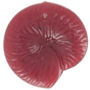 21mm shell pendant in opaque resin - Burgundy x1