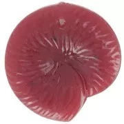 21mm shell pendant in opaque resin - Burgundy x1