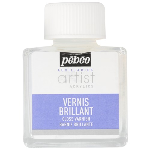 Waterborne gloss varnish - Artist Acrylics - Transparent x75ml