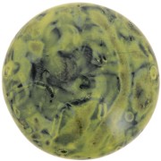 25mm Round glass cabochon by Puca® - Black Stony Beige Yellow x1|raw }}