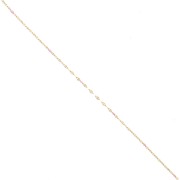 1.5mm 304 Gold stainless steel epoxy resin and fantasy mesh chain - Rose x1m|raw }}