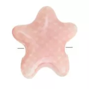Pink - 12x11mm Ceramic starfish beads - Iridescent pink x5 12x11mm Ceramic starfish beads - Iridescent pink x5