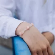 12x11mm Ceramic starfish beads - Iridescent beige x5