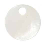 8mm round mother-of-pearl sequins - Natural x10|raw }}