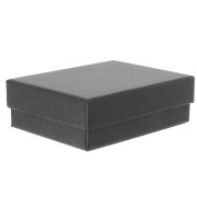 8.5x6.5x3cm Fancy jewelry box for set - Black x1